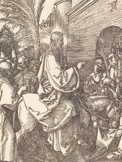 Entrada de Cristo en Jerusalén de Albrecht Dürer