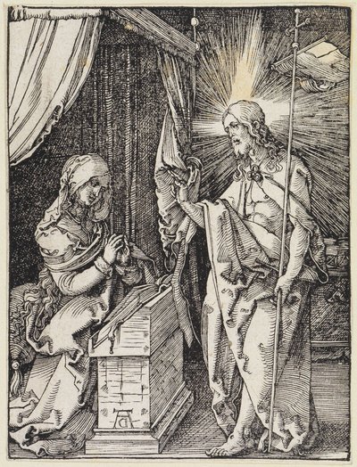 Cristo se aparece a su madre de Albrecht Dürer