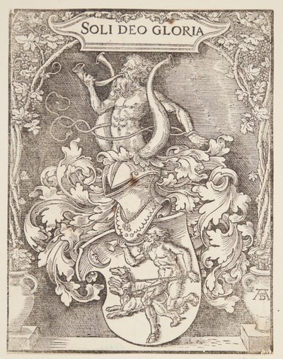 Escudo de armas de Johann Tscherte de Albrecht Dürer