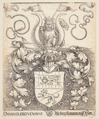 Escudo de armas de Lorenz Staiber de Albrecht Dürer