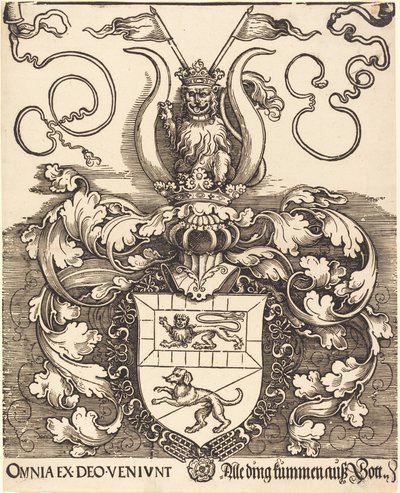 Escudo de armas de Lorenz Staiber de Albrecht Dürer