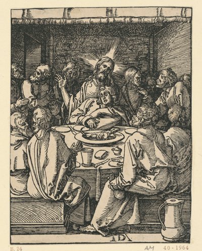 La Última Cena (Pequeña Pasión) de Albrecht Dürer