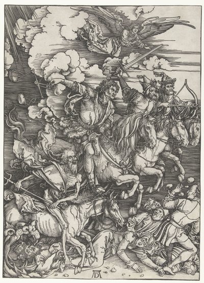 Los cuatro jinetes del apocalipsis de Albrecht Dürer