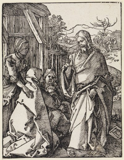 La despedida de Cristo de su madre de Albrecht Dürer