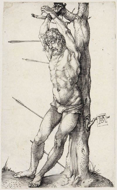San Sebastián en el árbol de Albrecht Dürer