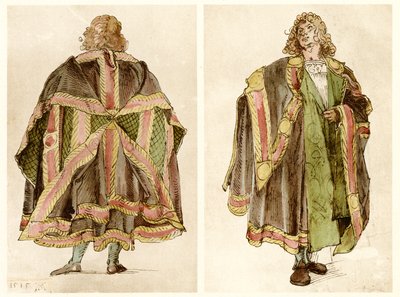 Diseños de trajes de corte imperial de Albrecht Dürer