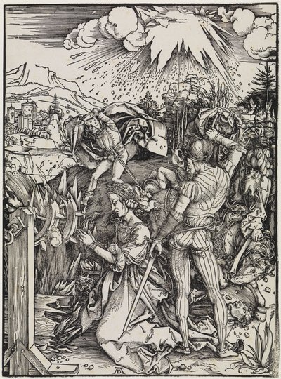 La decapitación de santa Catalina de Albrecht Dürer