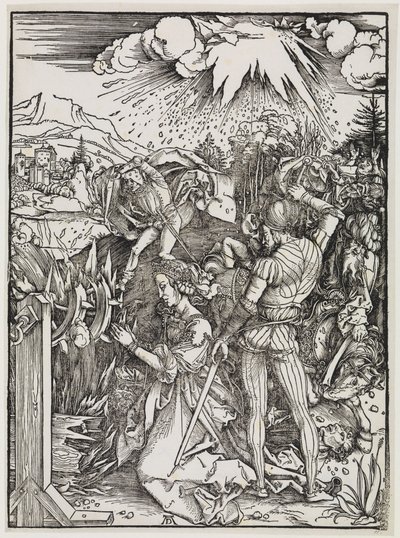 La decapitación de santa Catalina de Albrecht Dürer