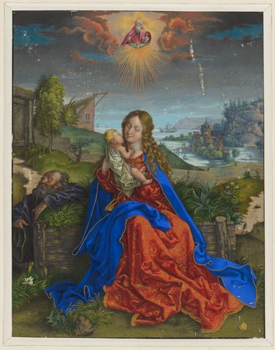 La Sagrada Familia con la mariposa de Albrecht Dürer