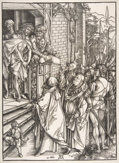 Ecce Homo, de la serie La Gran Pasión, ca. 1498-99 de Albrecht Dürer