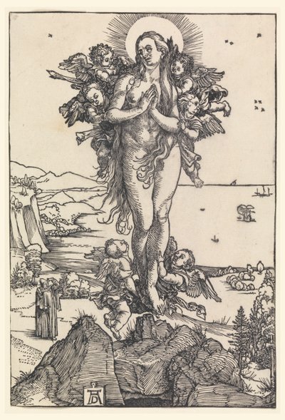 Elevación de Santa María Magdalena de Albrecht Dürer