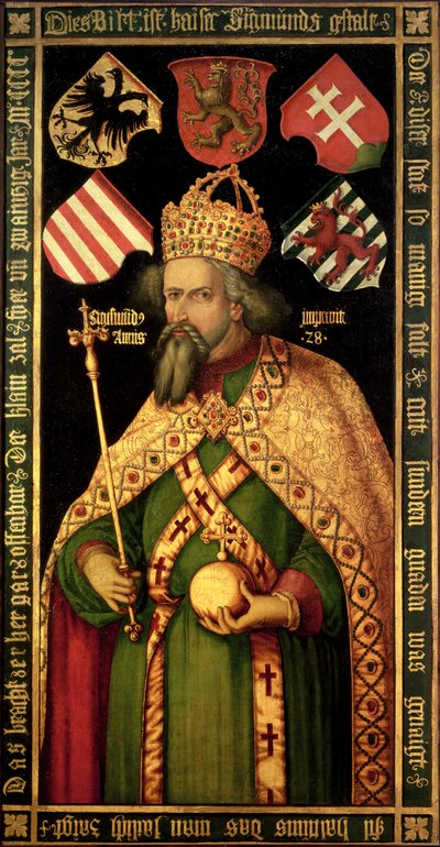 Emperador Segismundo, Sacro Emperador Romano, Rey de Hungría y Bohemia (1368-1437), c.1600 de Albrecht Dürer