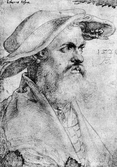 Eobanus Hesse, 1526, 1936 de Albrecht Dürer