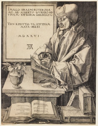 Erasmo de Rotterdam de Albrecht Dürer