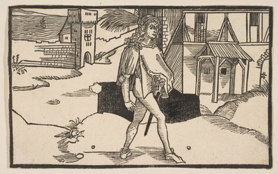 Eunuchus, de La Comedia de Terencio, reimpresión del siglo XIX de Albrecht Dürer