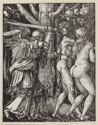 La expulsión del Paraíso de Albrecht Dürer