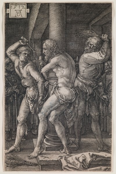 Flagelación, de la serie “La Pasión Grabada” de Albrecht Dürer