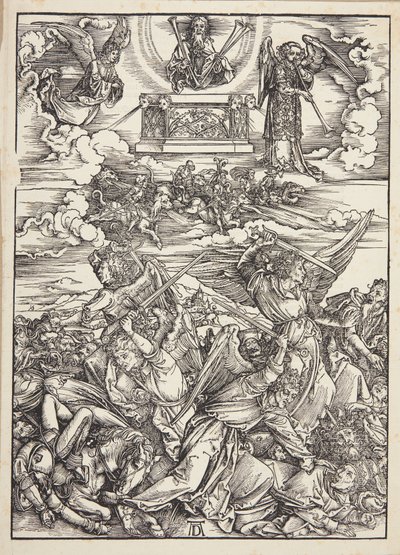 Cuatro ángeles vengadores del Éufrates de Albrecht Dürer