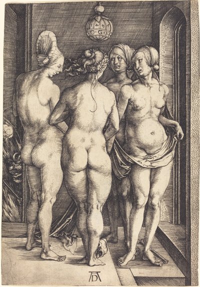 Cuatro mujeres desnudas de Albrecht Dürer