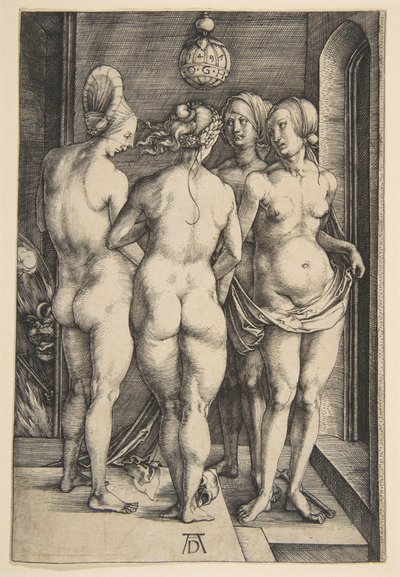 Cuatro mujeres desnudas de Albrecht Dürer