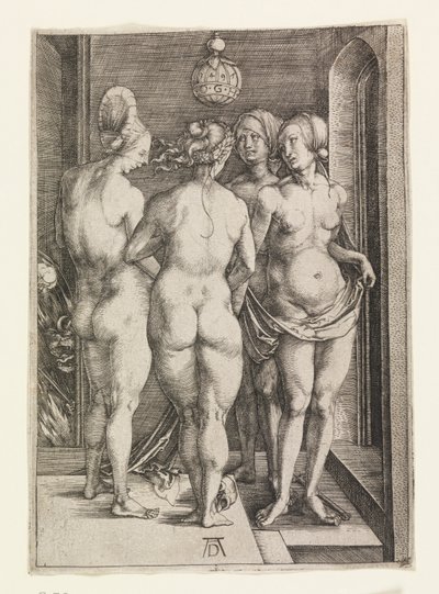 Cuatro mujeres desnudas (Las cuatro brujas) de Albrecht Dürer