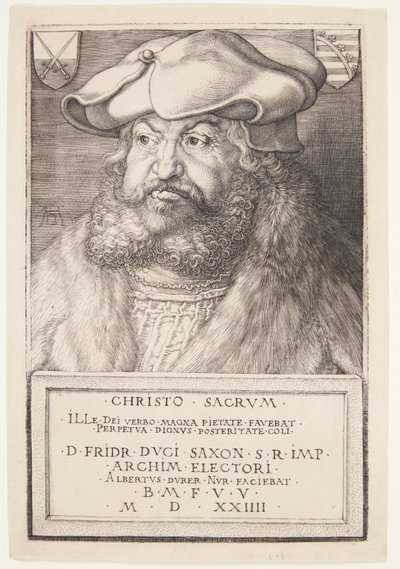 Federico el Sabio, Elector de Sajonia de Albrecht Dürer