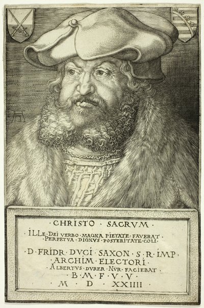 Federico el Sabio, Elector de Sajonia de Albrecht Dürer