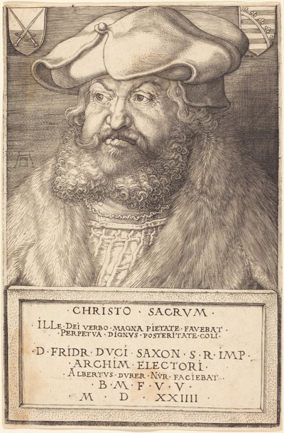Federico el Sabio, elector de Sajonia de Albrecht Dürer