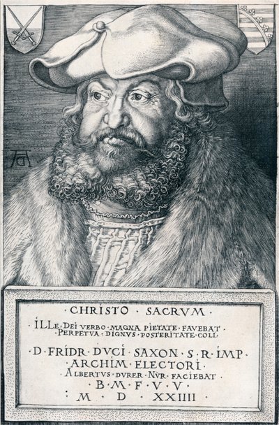 Federico el Sabio, Elector de Sajonia de Albrecht Dürer