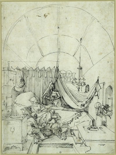 El nacimiento de María de Albrecht Dürer