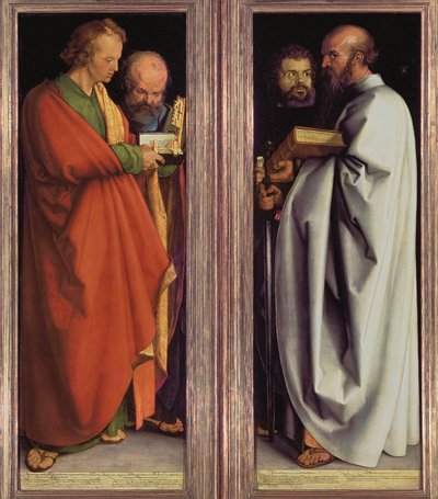 Alemán: Vier Apostel Los Cuatro Apóstoles de Albrecht Dürer