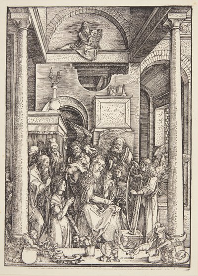 Glorificación de la Virgen de Albrecht Dürer