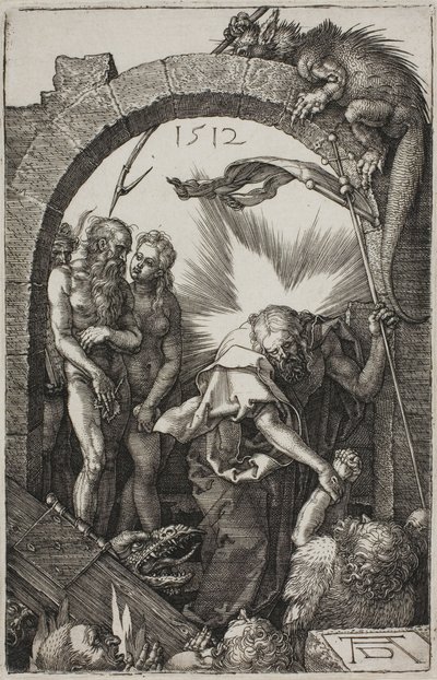 Descenso a los Infiernos; Cristo en el Limbo, de La Pasión Grabada de Albrecht Dürer
