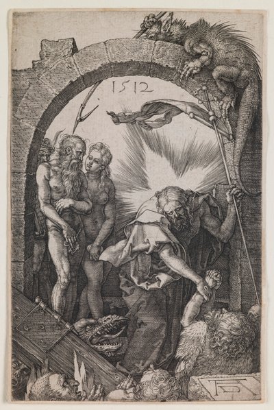 Harrowing of Hell, de la serie “La Pasión Grabada” de Albrecht Dürer
