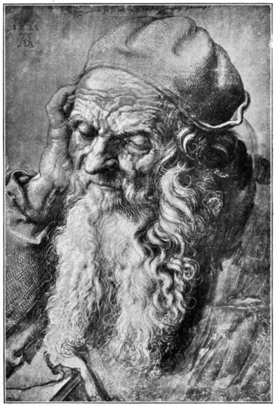 Cabeza de anciano, finales del siglo XV-principios del siglo XVI, 1912 de Albrecht Dürer