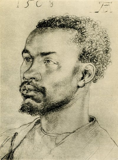 Cabeza de un africano negro de Albrecht Dürer