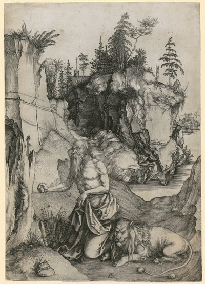 San Jerónimo en el desierto de Albrecht Dürer