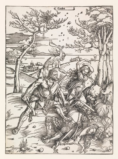 Hércules conquistando a los gemelos Molionide de Albrecht Dürer