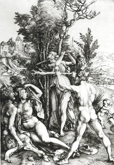 Hércules en la encrucijada, 1498 de Albrecht Dürer