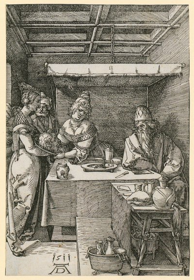 Herodías recibe la cabeza de Juan de Albrecht Dürer