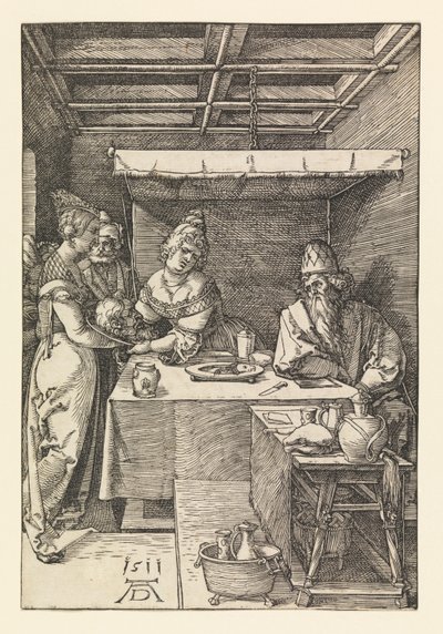 Herodías con la cabeza de Juan el Bautista de Albrecht Dürer