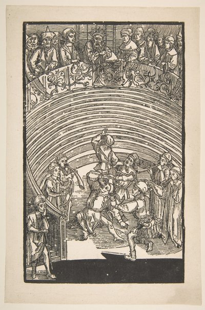 Ilustración de La Comedia de Terencio, reimpresión del siglo XIX de Albrecht Dürer