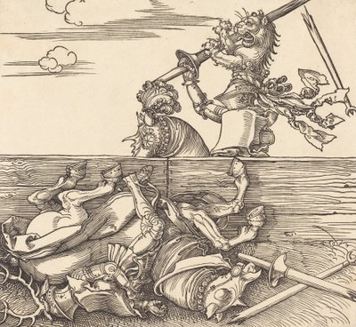 Justa italiana, c. 1516 de Albrecht Dürer