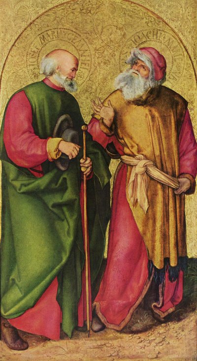 Altar de Jabach: San José y San Joaquín de Albrecht Dürer