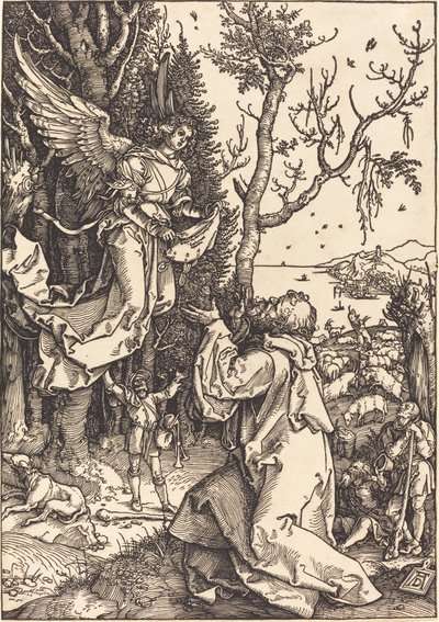Joaquín y el ángel de Albrecht Dürer