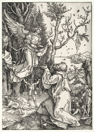 Joaquín y el ángel de Albrecht Dürer