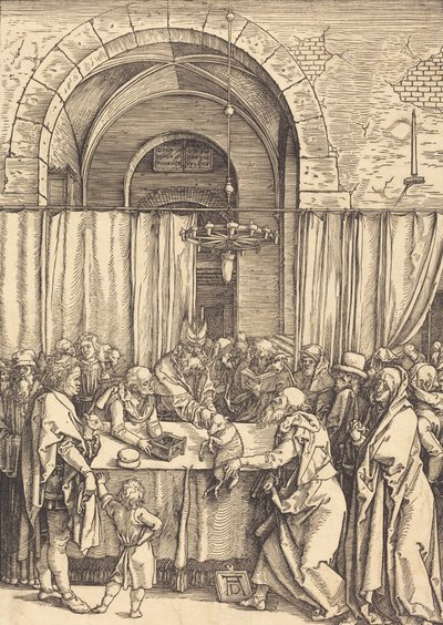 La ofrenda de Joaquín rechazada, c. 1504-1505 de Albrecht Dürer