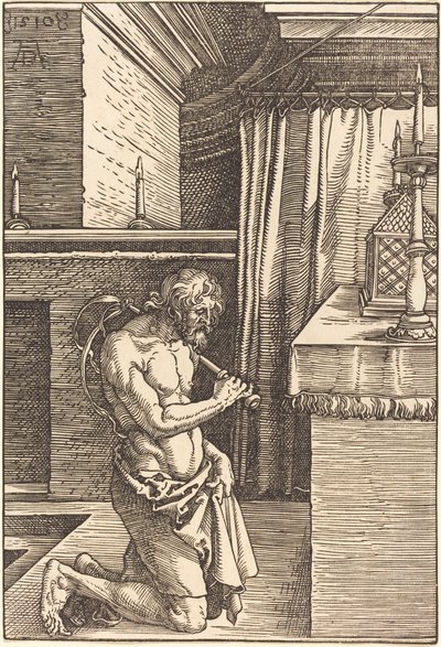 El rey David haciendo penitencia de Albrecht Dürer