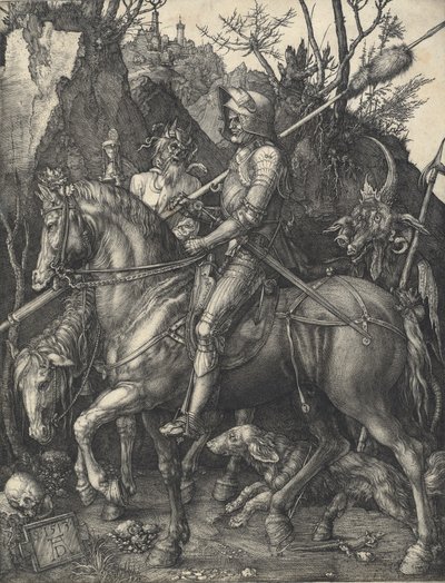 Caballero, Muerte y Diablo, 1513 de Albrecht Dürer