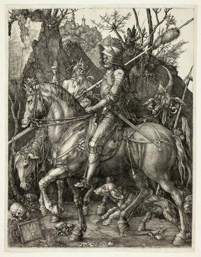 Caballero, Muerte y el Diablo de Albrecht Dürer